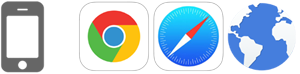 mobile browser icons
